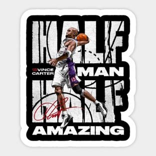 Vince Carter Toronto Half Man Half Amazing Sticker